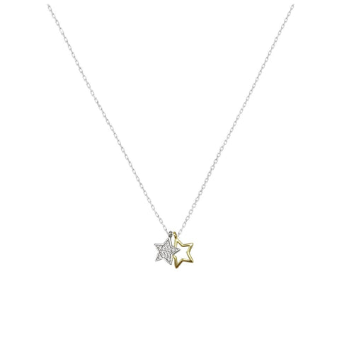 Double Stars Necklace - SLVR New York