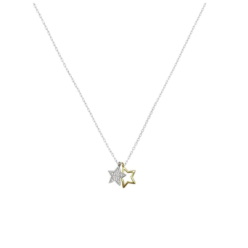 Double Stars Necklace - SLVR New York