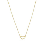 Heart Pendant Necklace - SLVR New York Gold