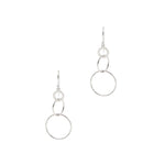 Intersect Circle Earrings in Sterling Silver - SLVR New York Silver / Earring